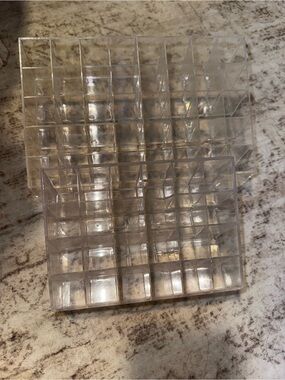 Clear acrylic lipstick organizer x 2